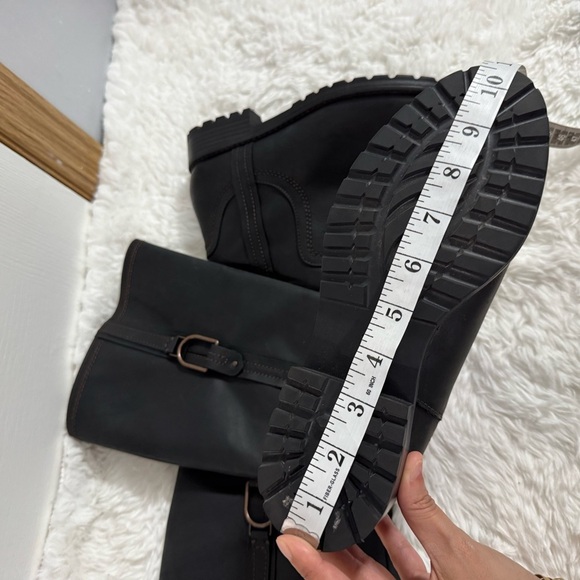 Clarks Black Over the Knee Boots Size 6 - Picture 12 of 13